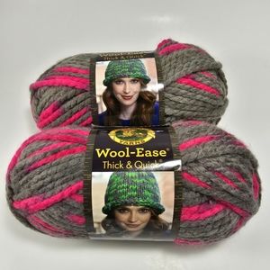 2 Skeins Wool Ease in Flamingo